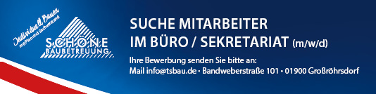 Signatur_Banner Stellenanzeige Büroangestellte/r